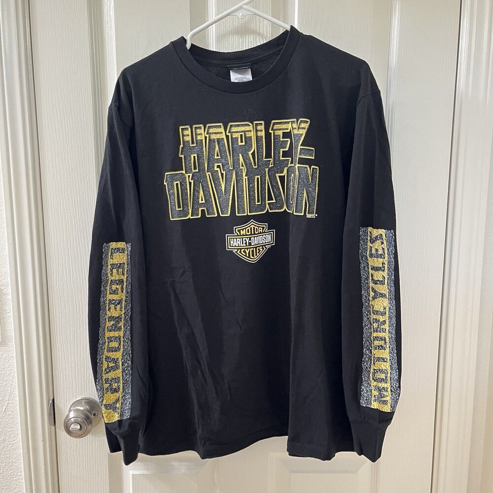 Harley Davidson Tombstone Arizona Long Sleeve T Shirt Top Double Sided Mens XL